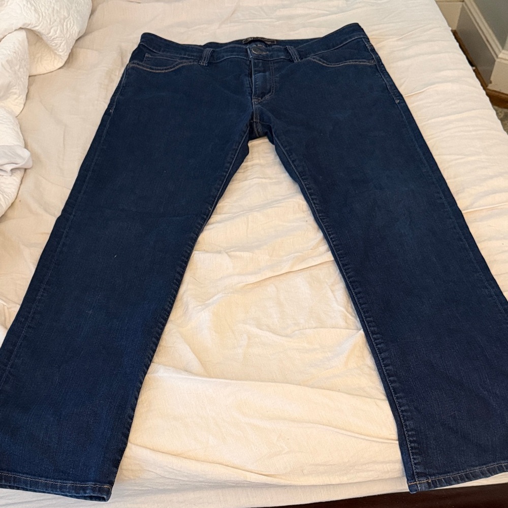 34 Heritage Dark Blue Straight Leg Jeans Courage Fit 34x30